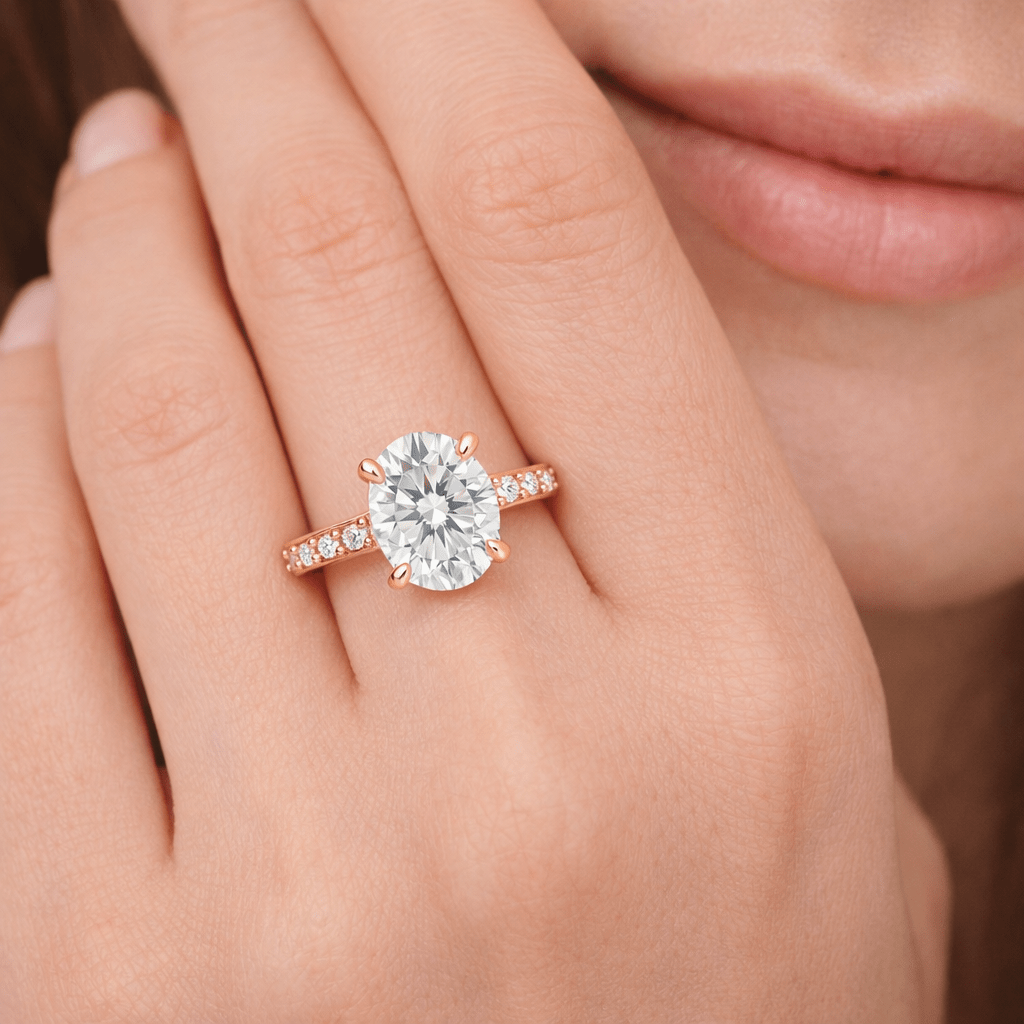 Moissanite Engagement Ring Saba - SOVATS