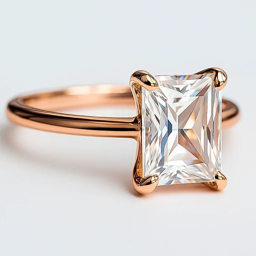 Moissanite Engagement Ring Shadi - SOVATS