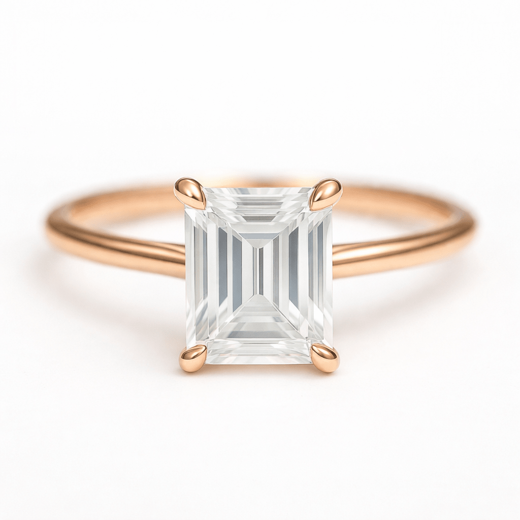 Moissanite Engagement Ring Shadi - SOVATS