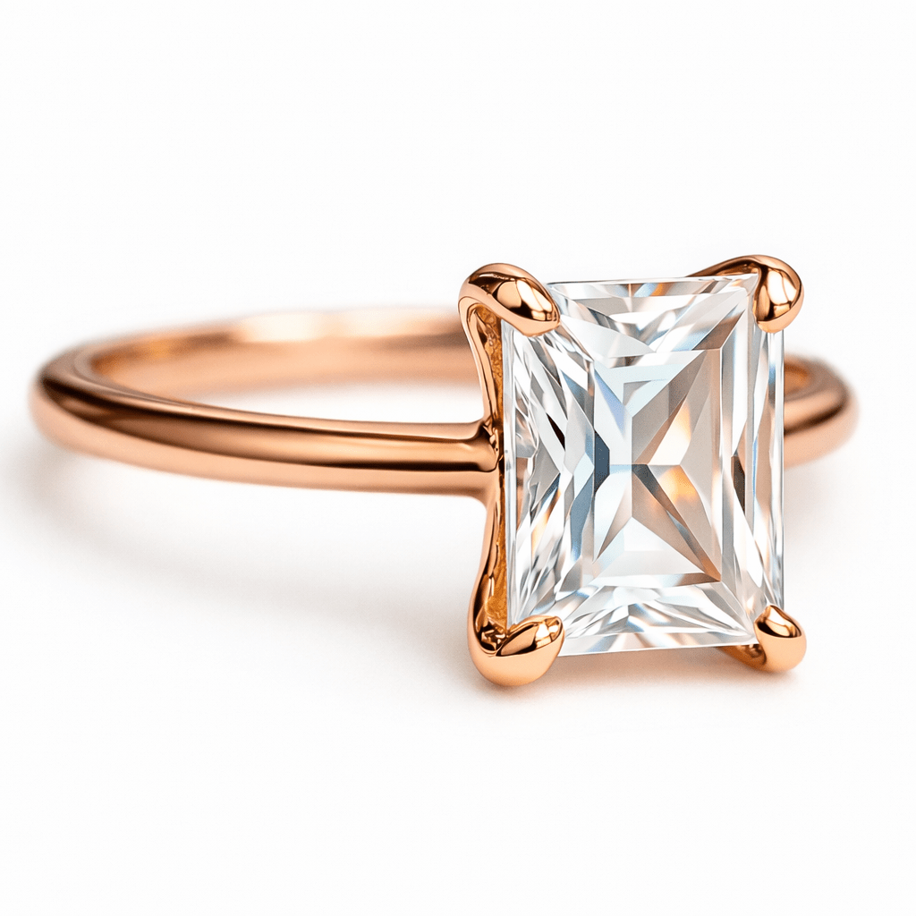 Moissanite Engagement Ring Shadi - SOVATS