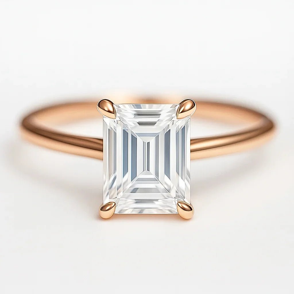 Moissanite Engagement Ring Shadi - SOVATS