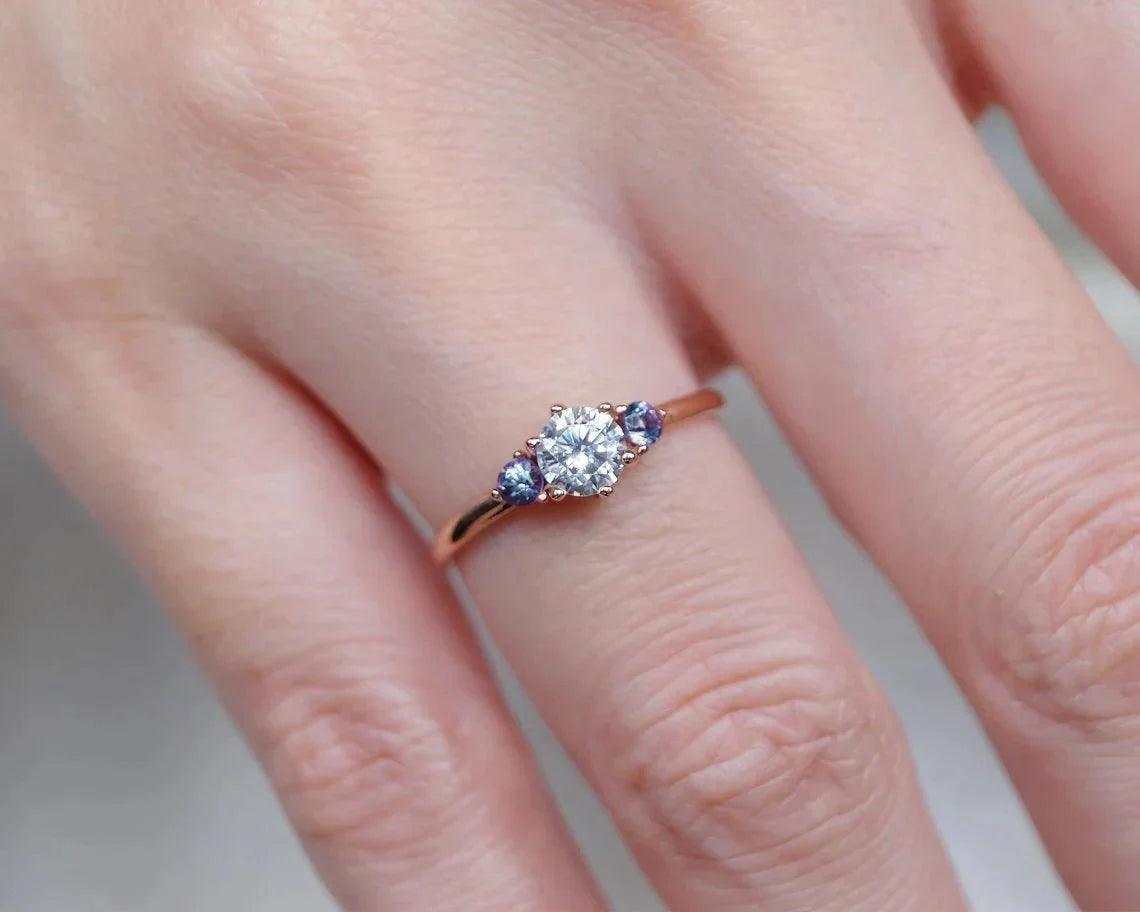 Moissanite Engagement Ring Skye - SOVATS