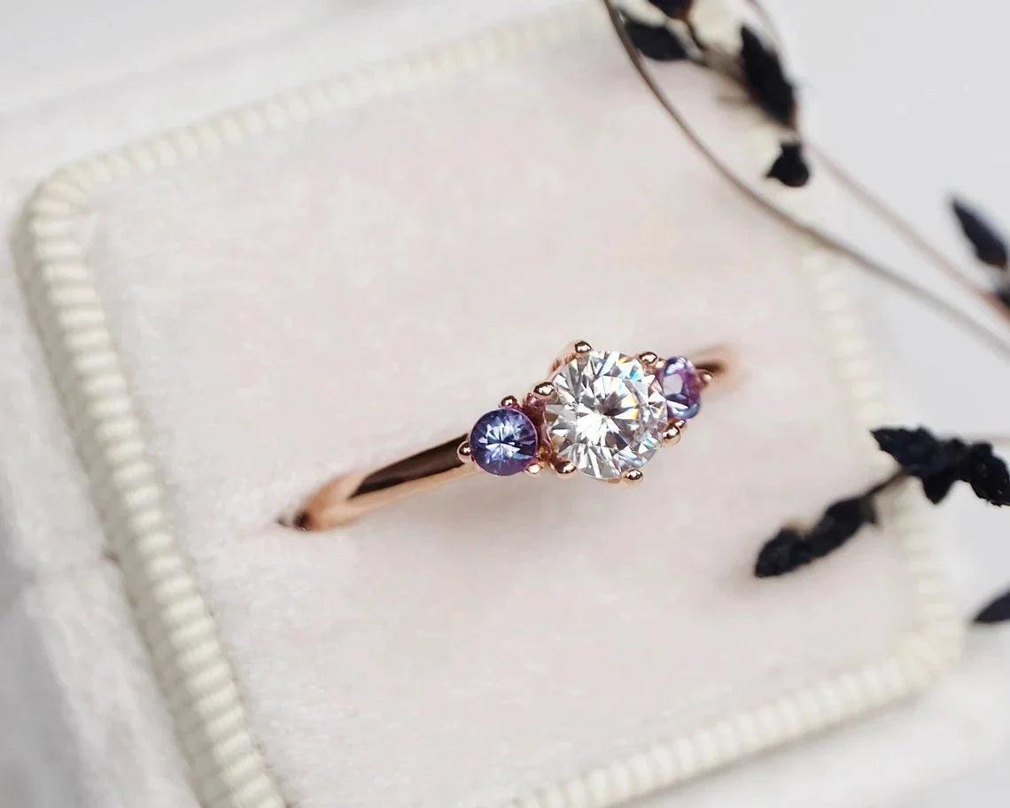 Moissanite Engagement Ring Skye - SOVATS