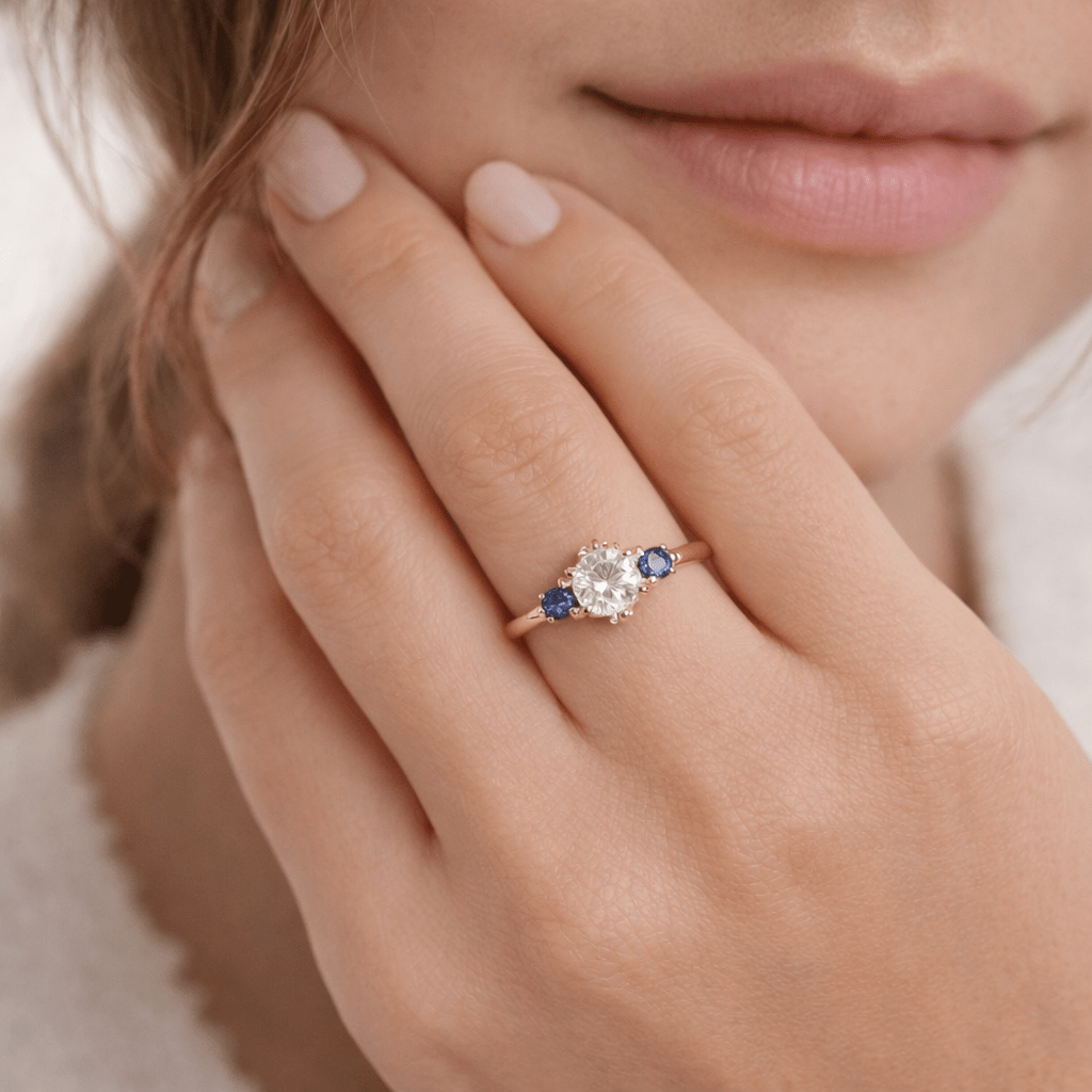 Moissanite Engagement Ring Skye - SOVATS