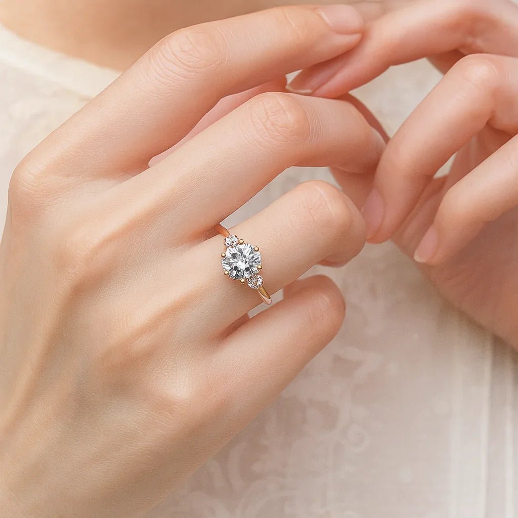 Moissanite Engagement Ring Venera - SOVATS