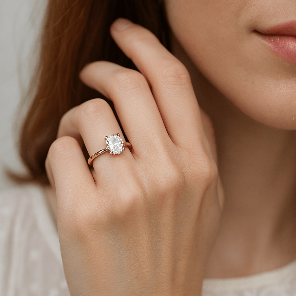 Moissanite Engagement Ring Yunon - SOVATS