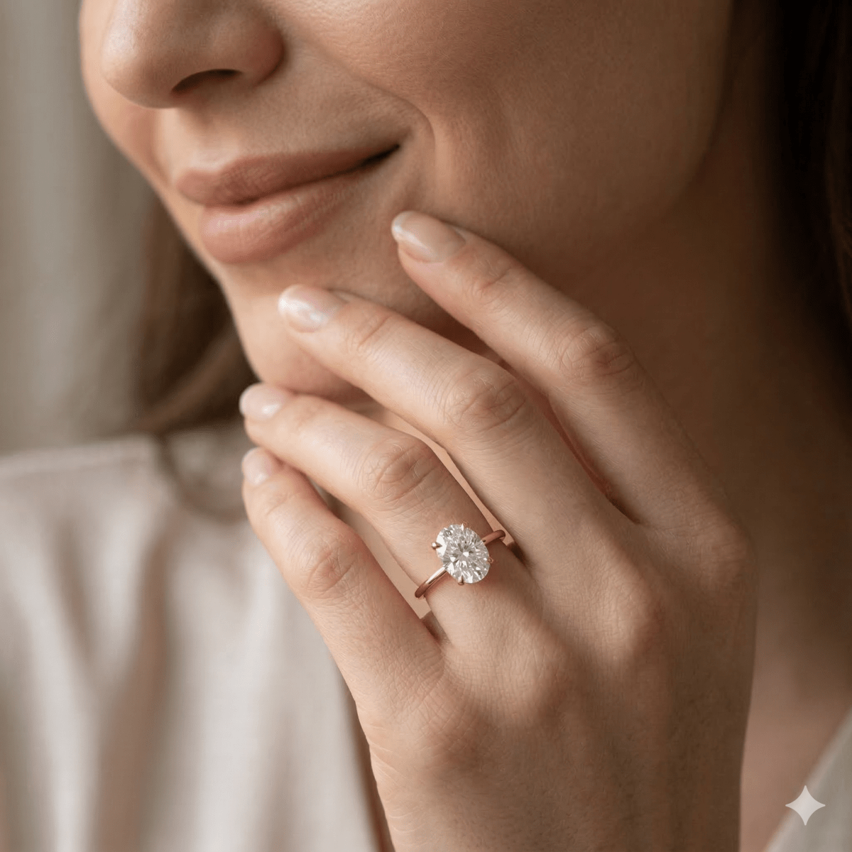 Moissanite Engagement Ring Yunon - SOVATS