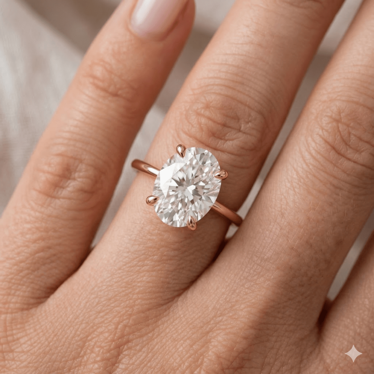 Moissanite Engagement Ring Yunon - SOVATS