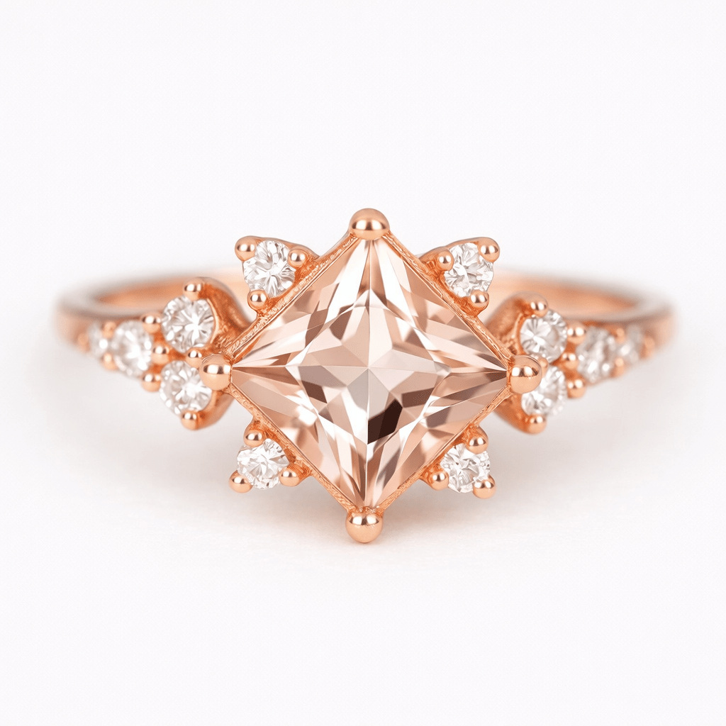 Morganite Ring Budur - SOVATS