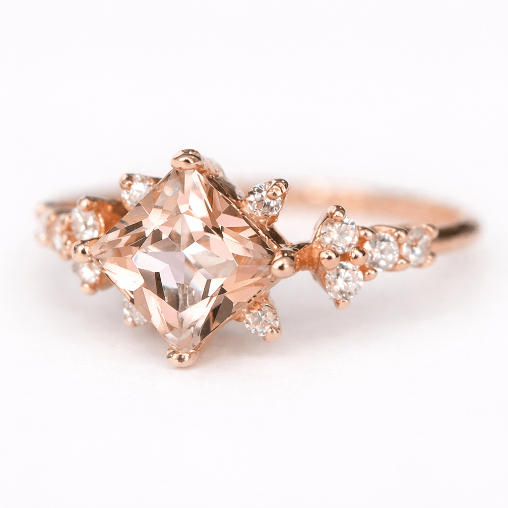 Morganite Ring Budur - SOVATS