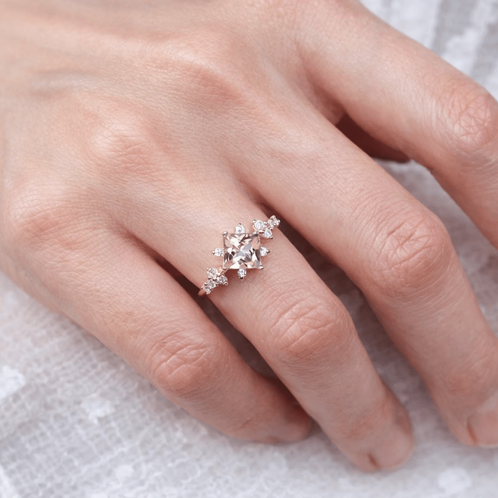 Morganite Ring Budur - SOVATS