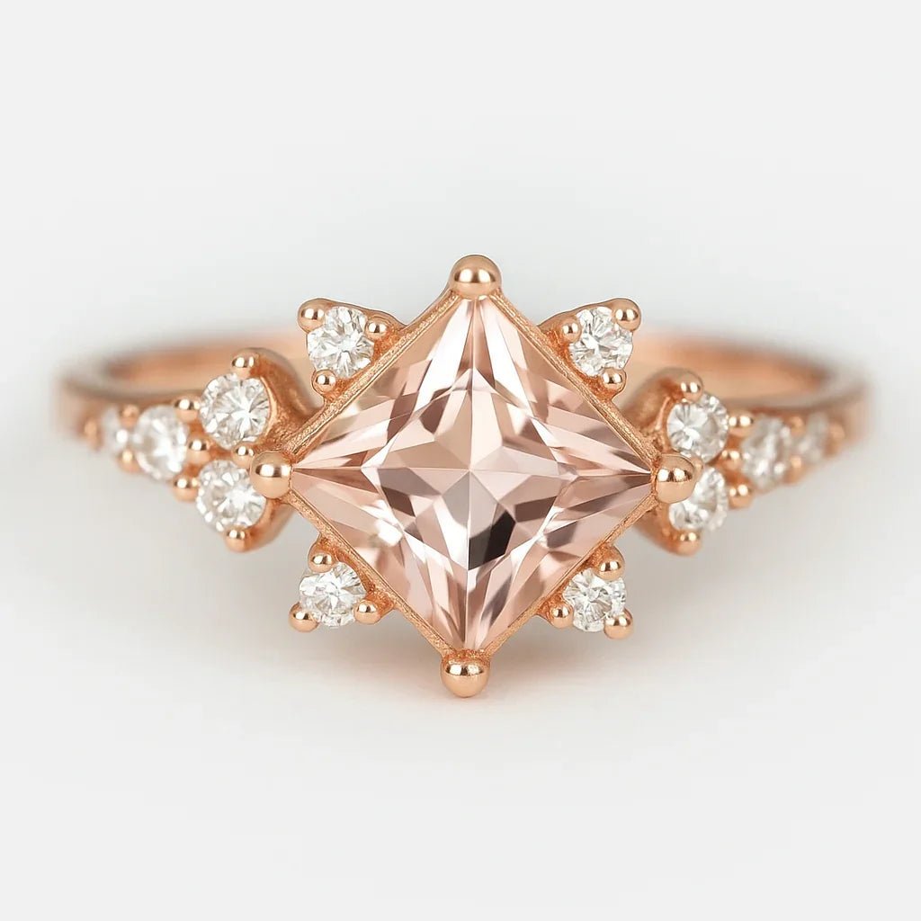 Morganite Ring Budur - SOVATS