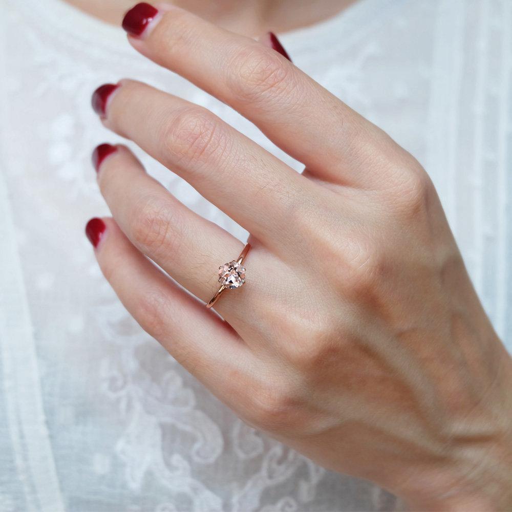 Morganite Ring Esika - SOVATS