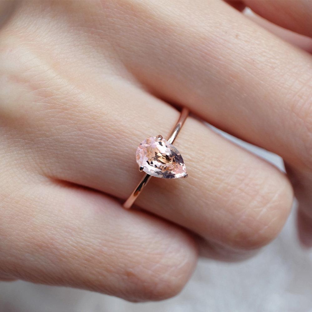 Morganite Ring Marathi - SOVATS