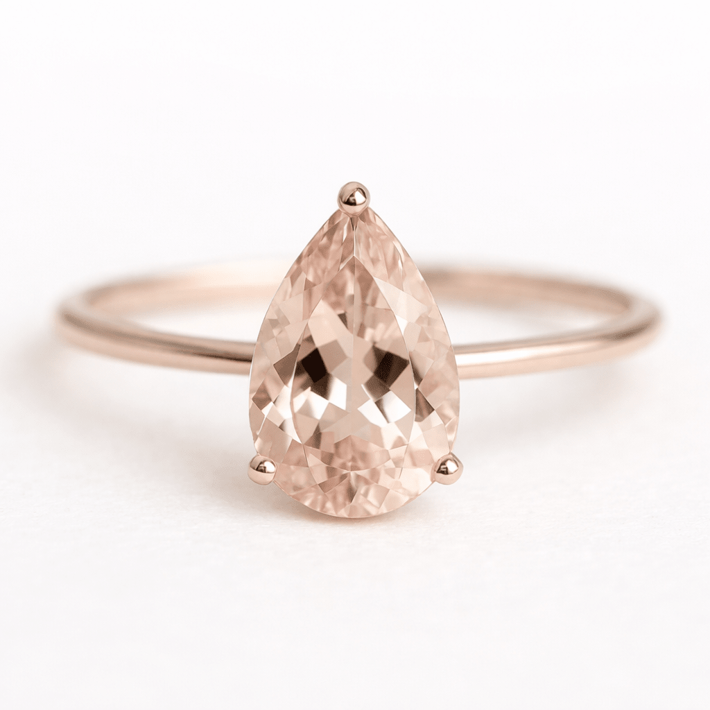 Morganite Ring Marathi - SOVATS