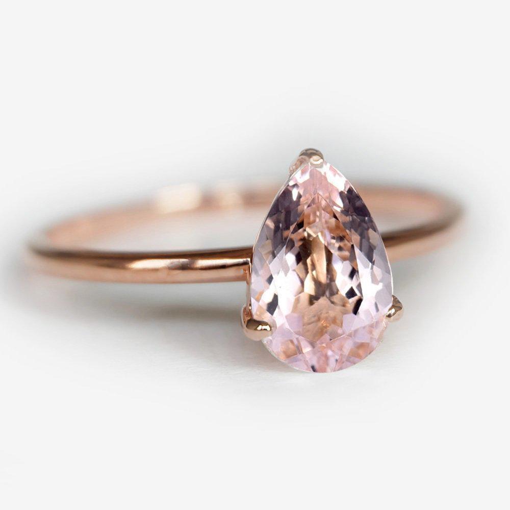 Morganite Ring Marathi - SOVATS