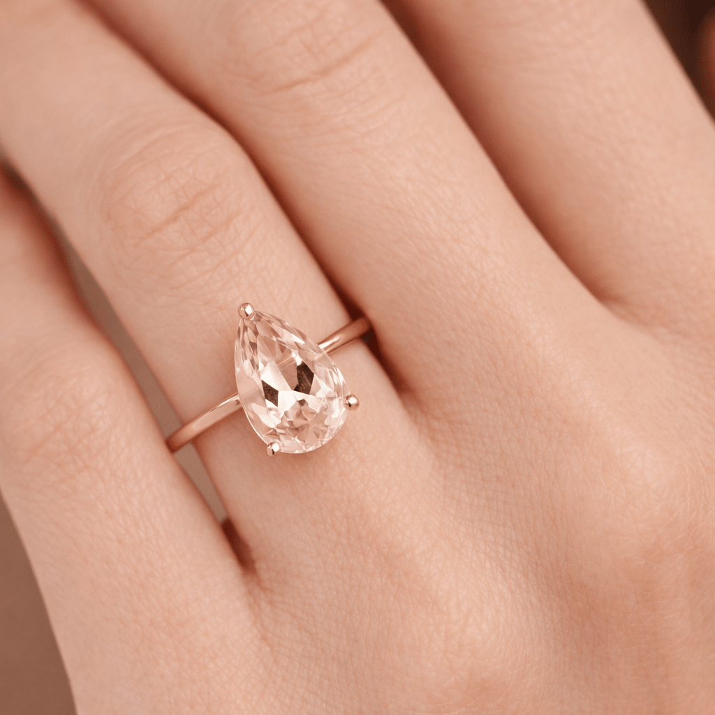 Morganite Ring Marathi - SOVATS
