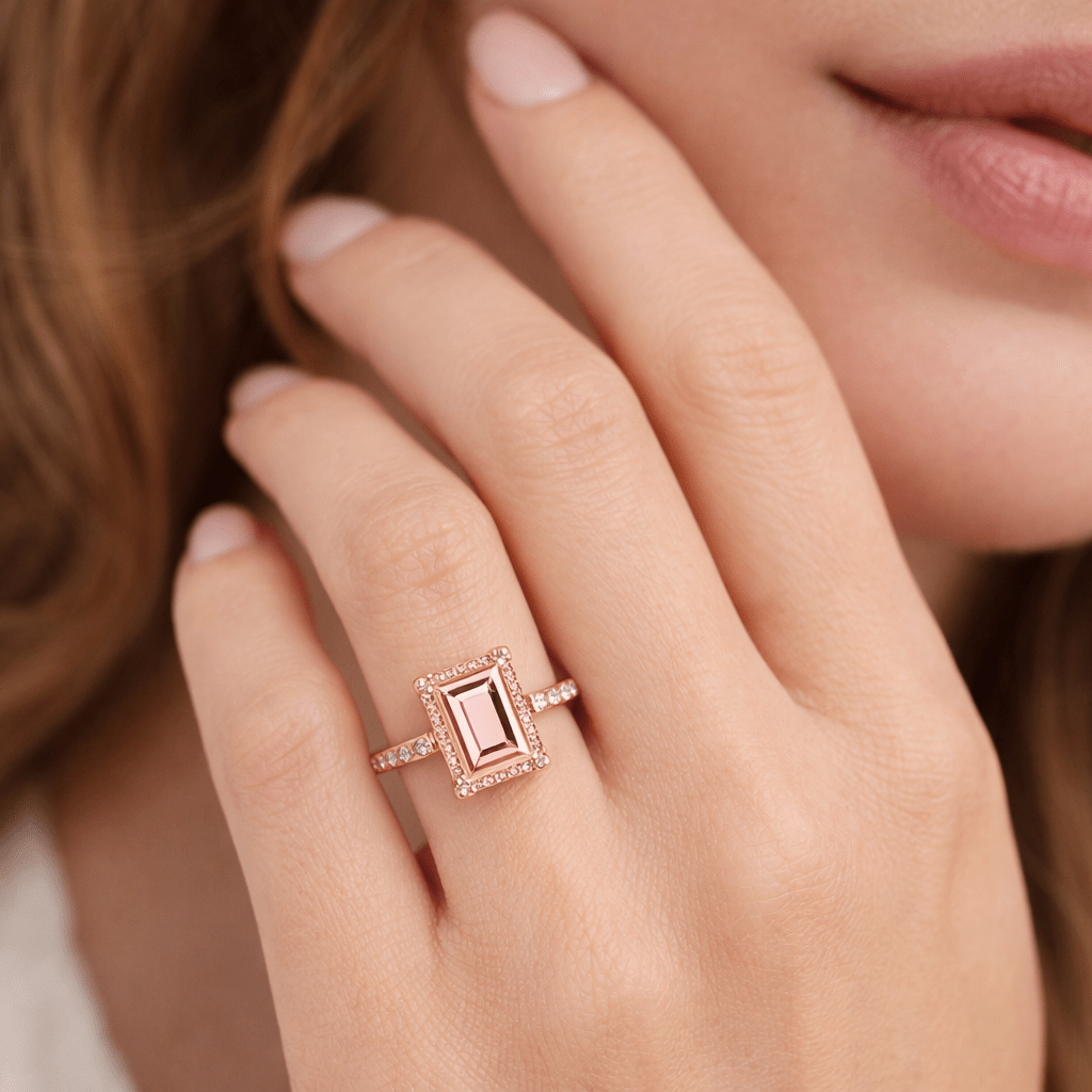 Morganite Ring Ramla - SOVATS