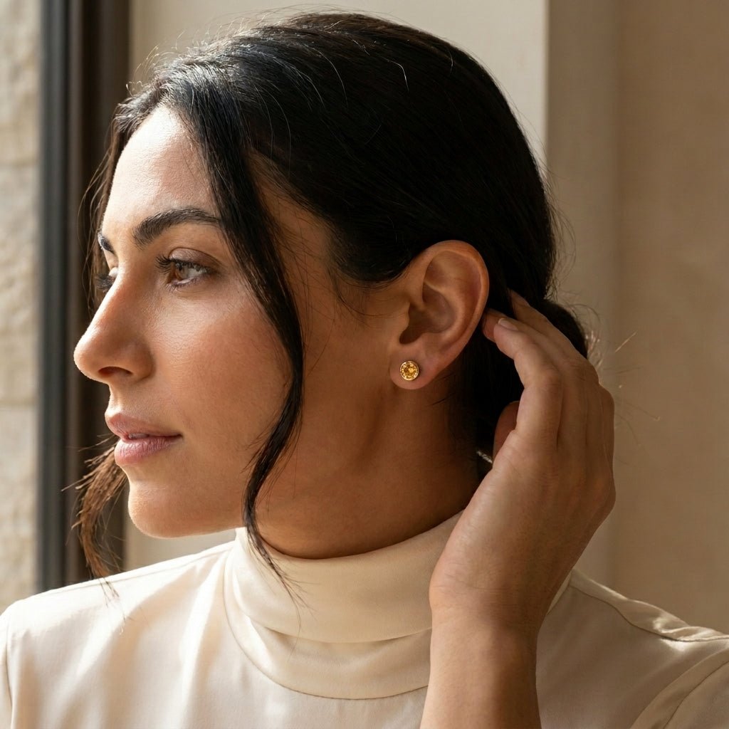 November's Birthstone Earrings Edda - SOVATS