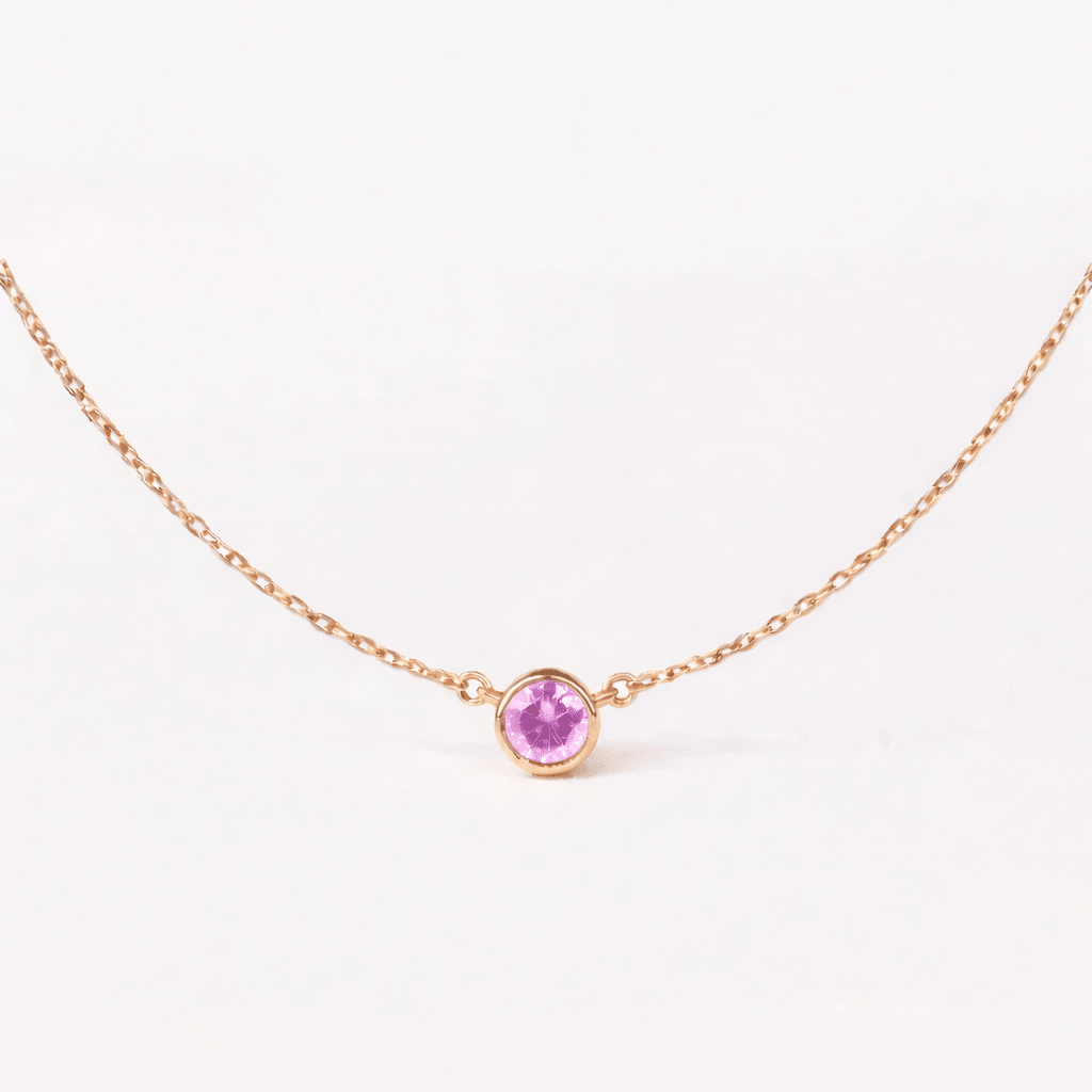 October's Birthstone Necklace Eldora - SOVATS
