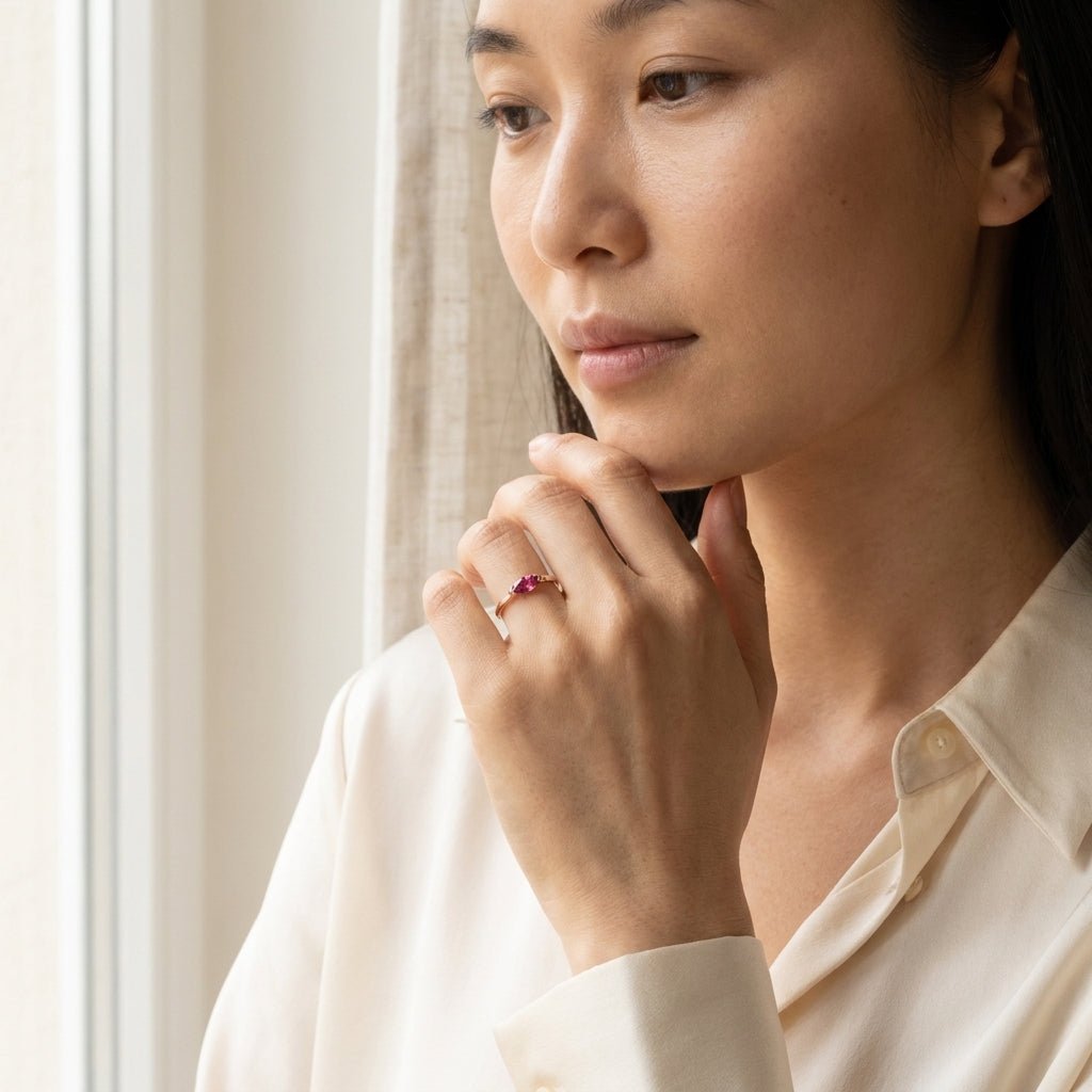 October's Birthstone Ring Cecilia - SOVATS