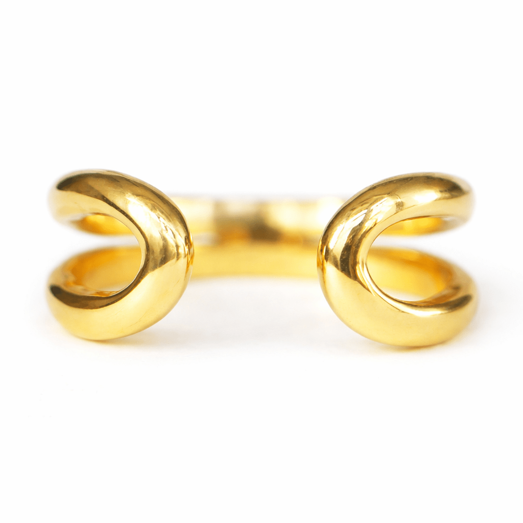 Oval Gold Ring Rati - SOVATS