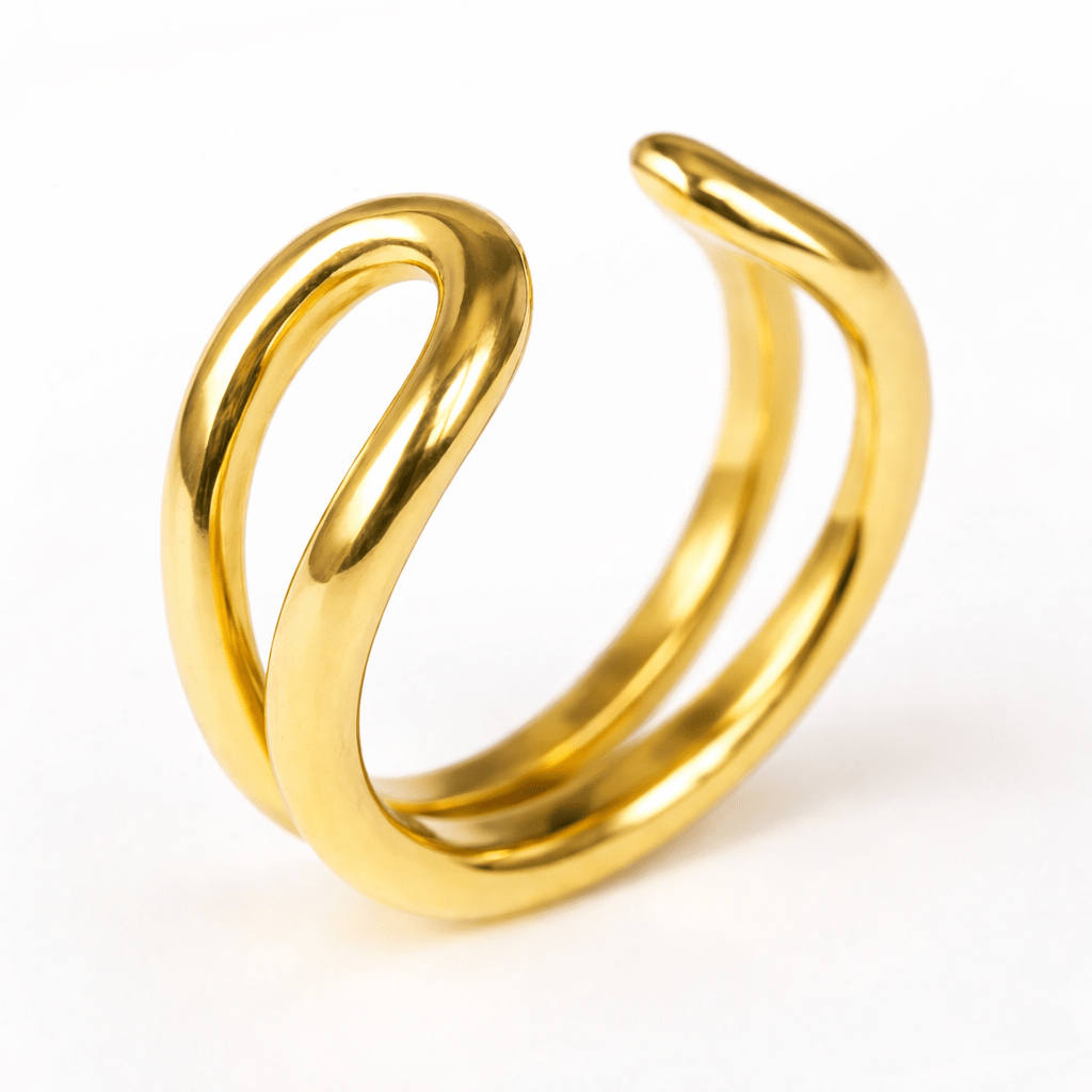 Oval Gold Ring Rati - SOVATS