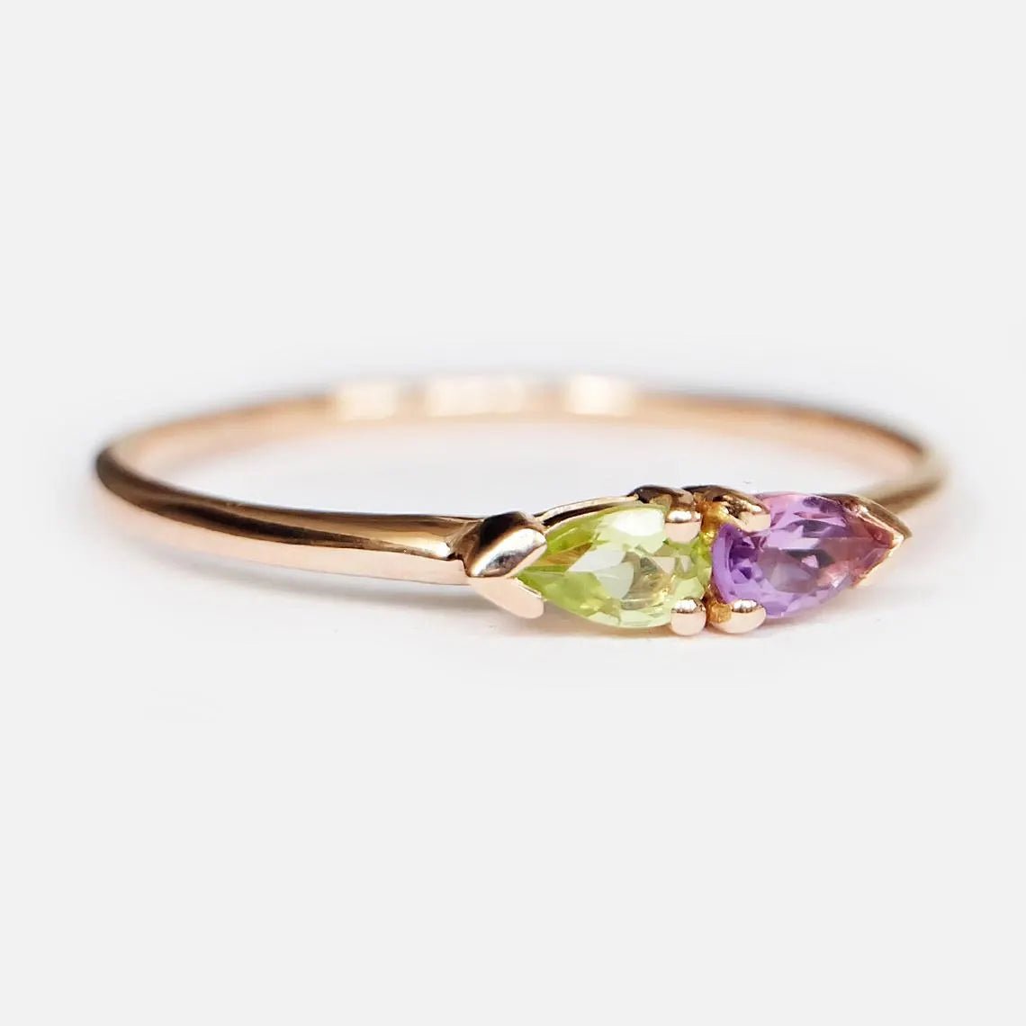Peridot Amethyst Ring Hamelin - SOVATS