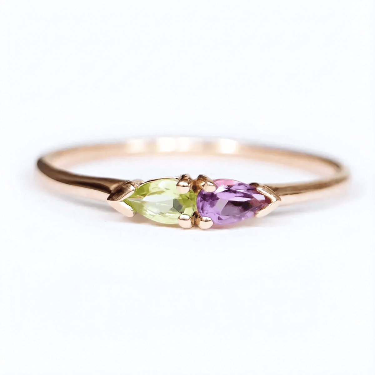 Peridot Amethyst Ring Hamelin - SOVATS