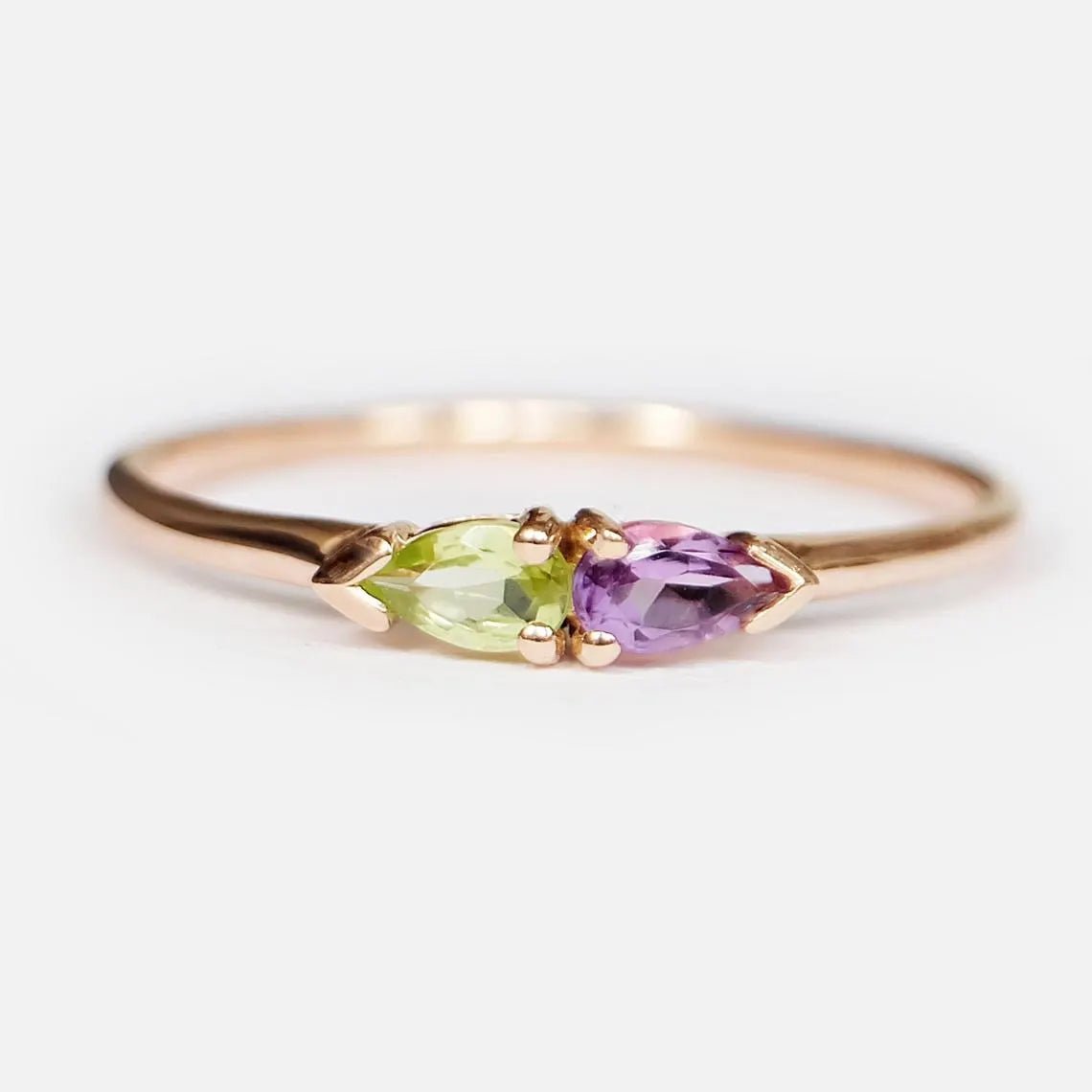 Peridot Amethyst Ring Hamelin - SOVATS