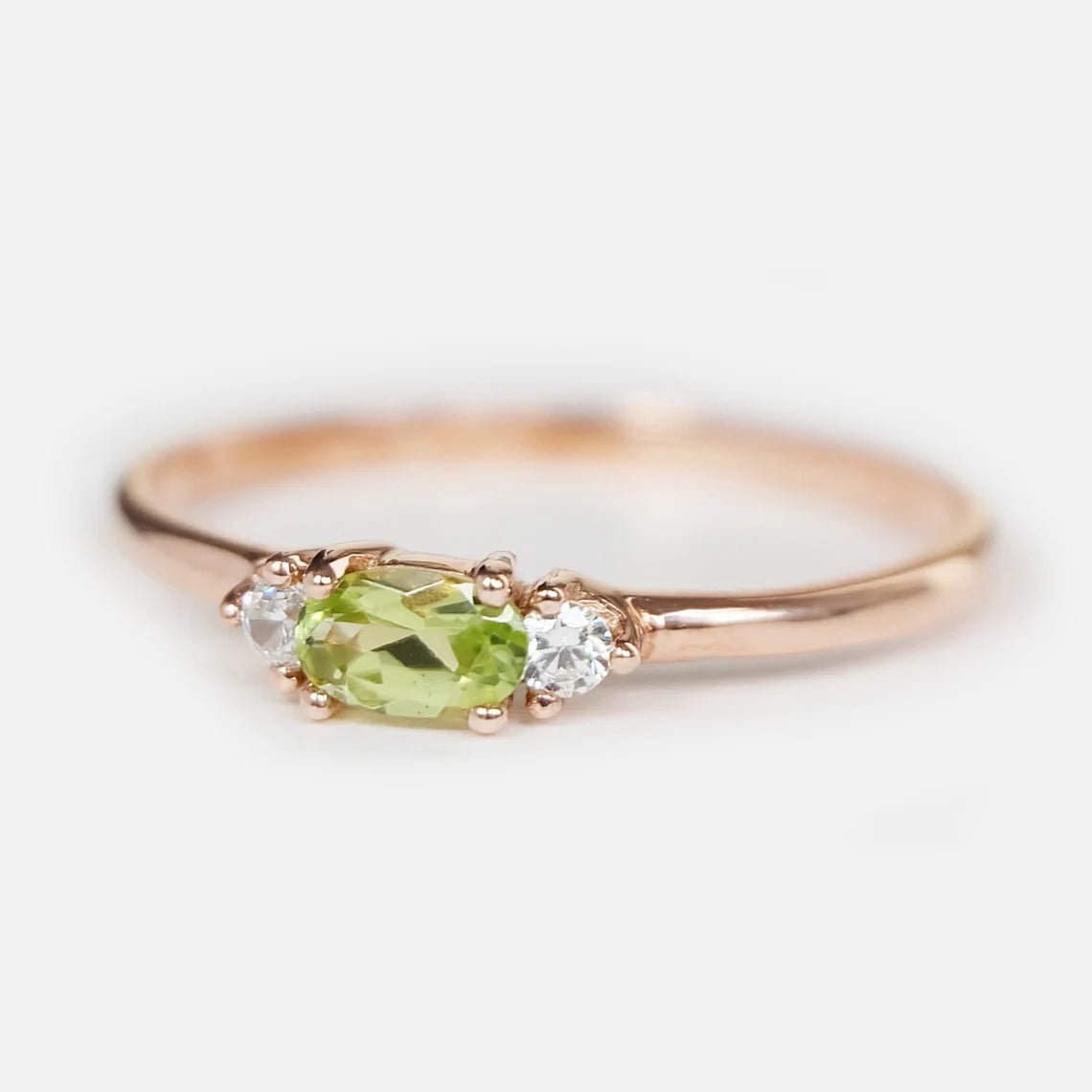 Peridot Diamond Ring Afina - SOVATS