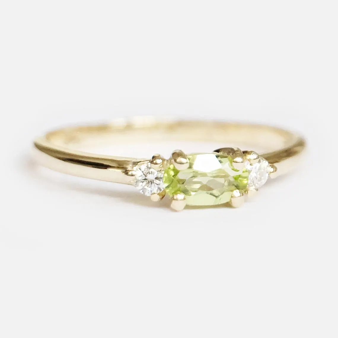 Peridot Diamond Ring Afina - SOVATS