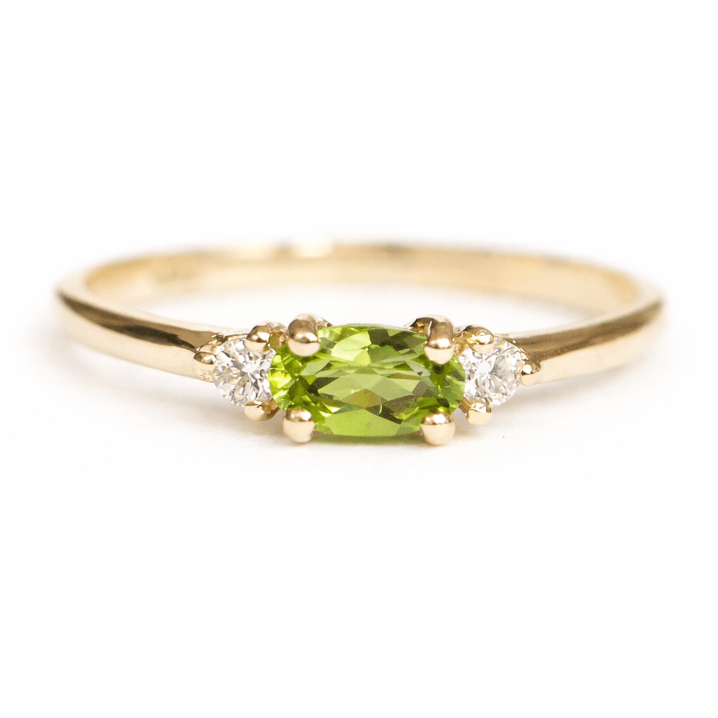 Peridot Diamond Ring Afina - SOVATS