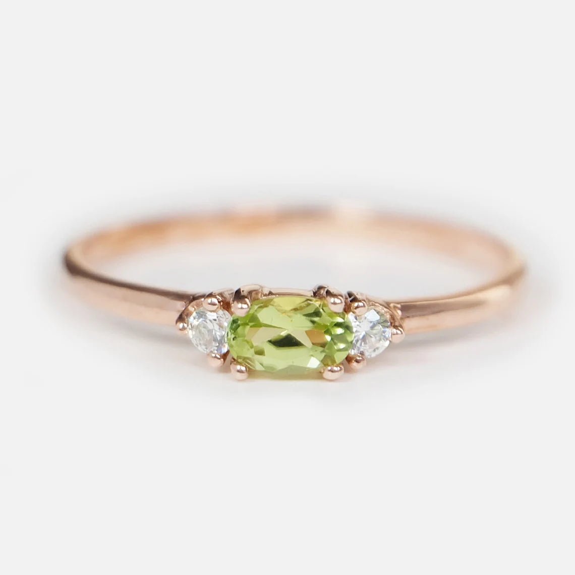 Peridot Diamond Ring Afina - SOVATS