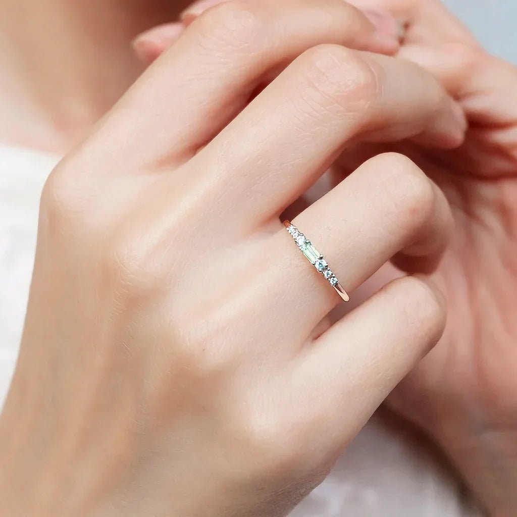 Peridot Diamond Ring Aosta - SOVATS