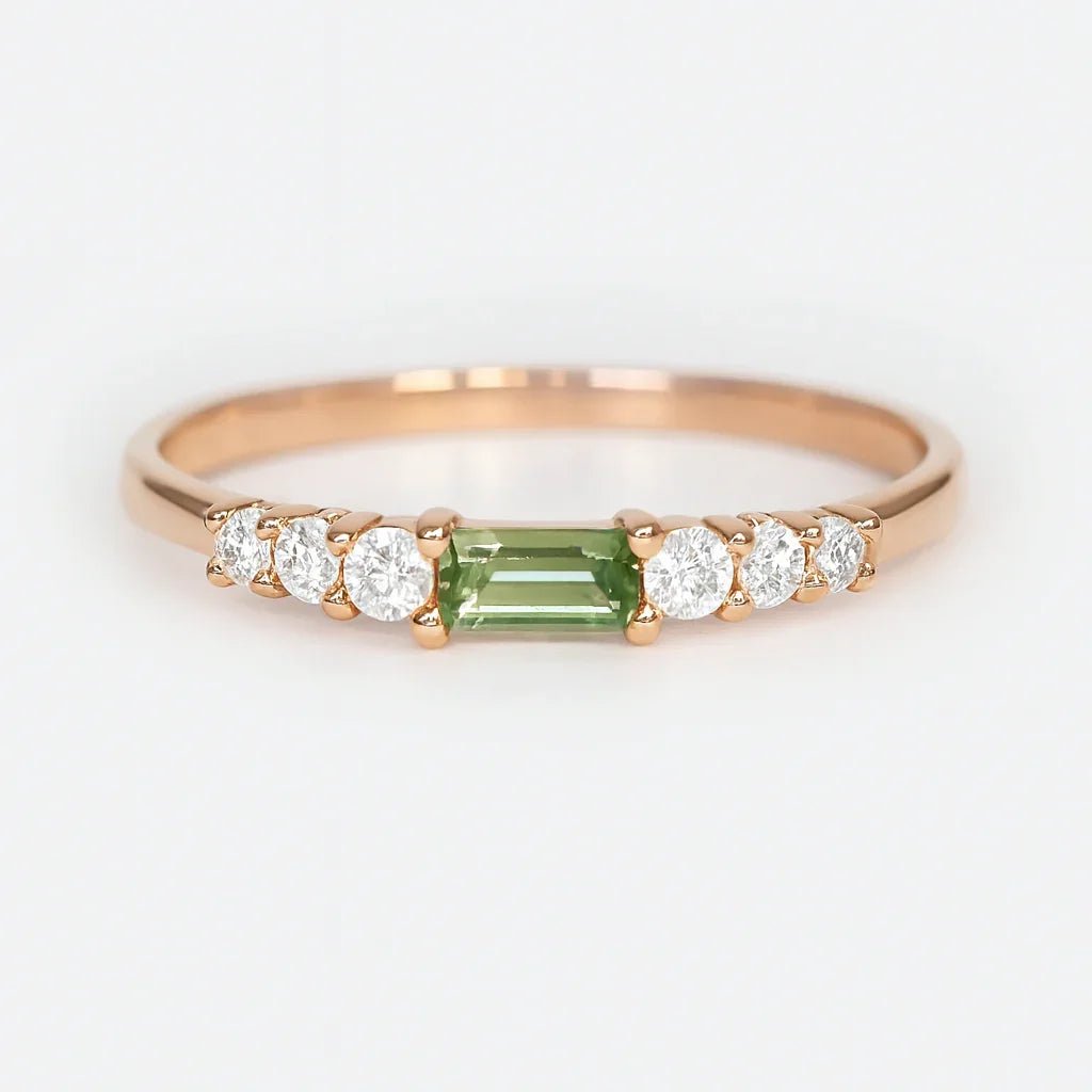 Peridot Diamond Ring Aosta - SOVATS