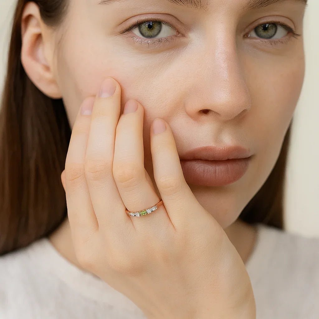 Peridot Diamond Ring Aosta - SOVATS