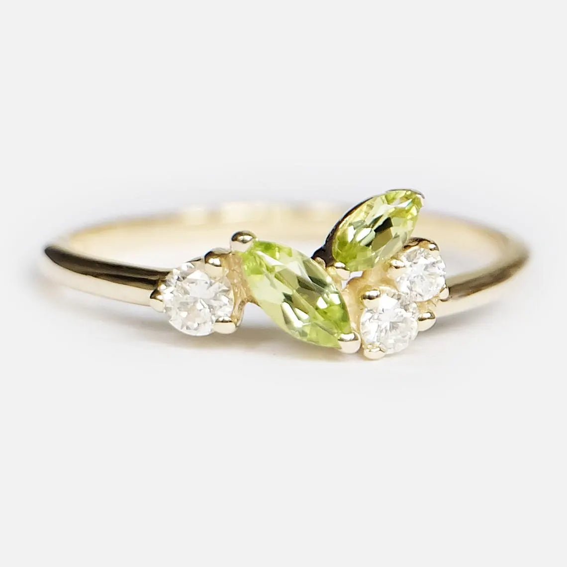 Peridot Diamond Ring Dewi - SOVATS