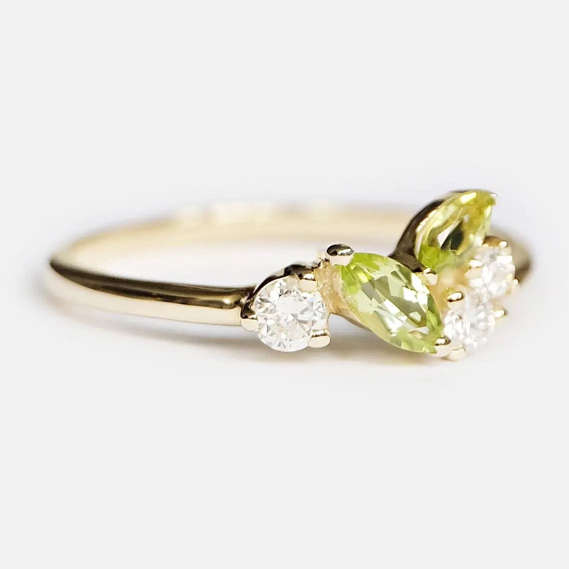Peridot Diamond Ring Dewi - SOVATS