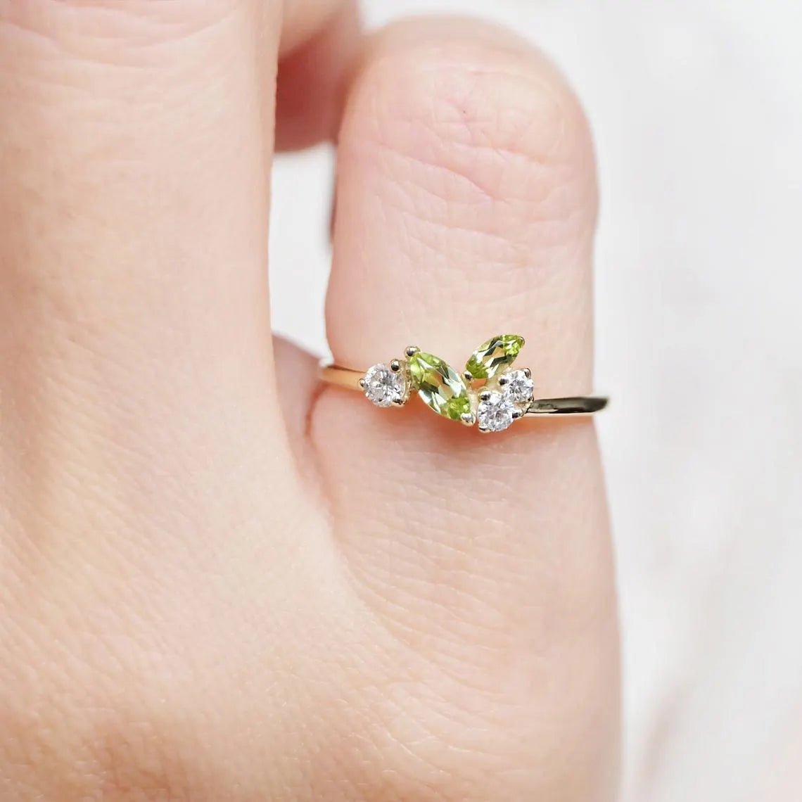 Peridot Diamond Ring Dewi - SOVATS