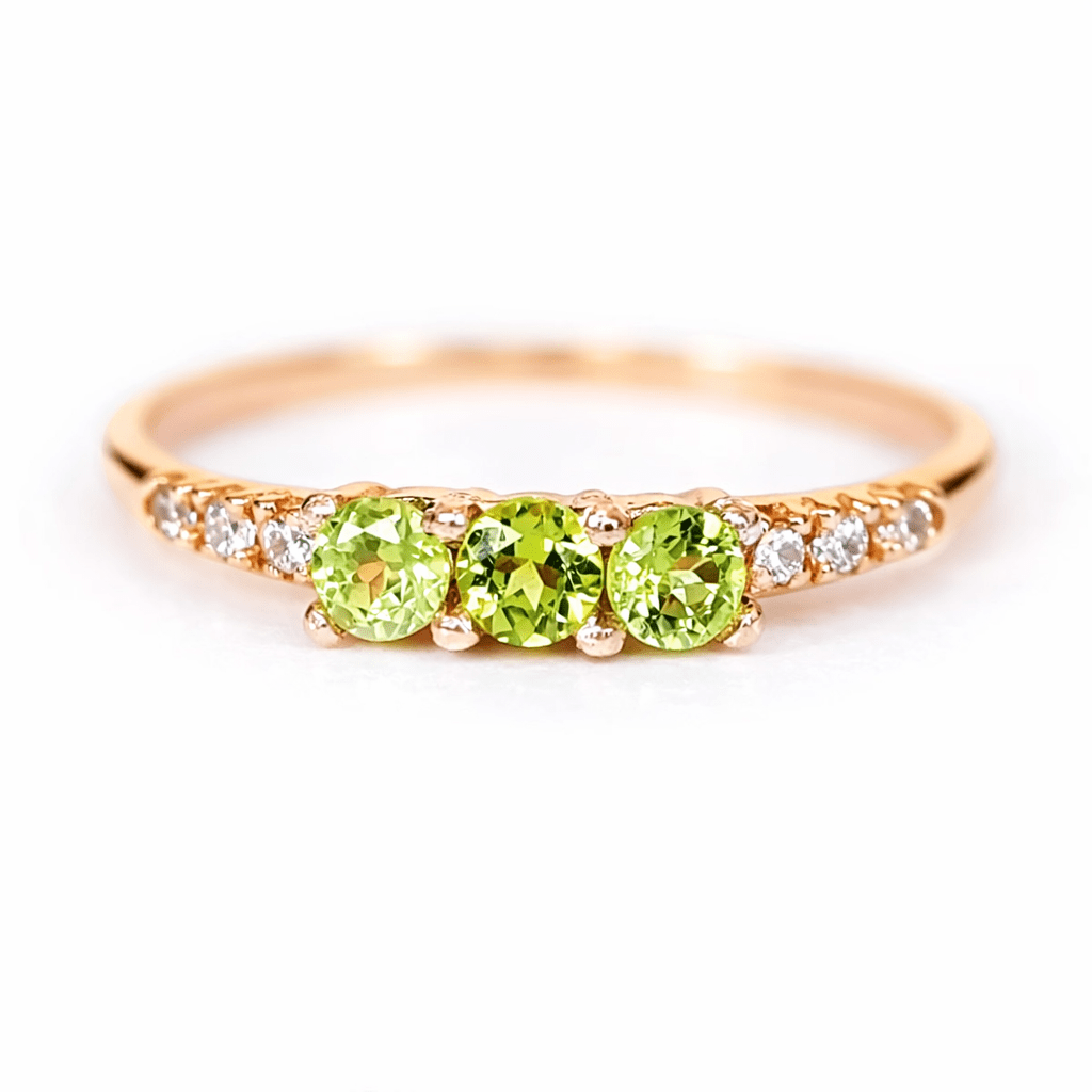 Peridot Diamond Ring Diana - SOVATS
