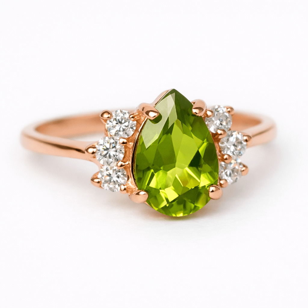 Peridot Diamond Ring Leia - SOVATS