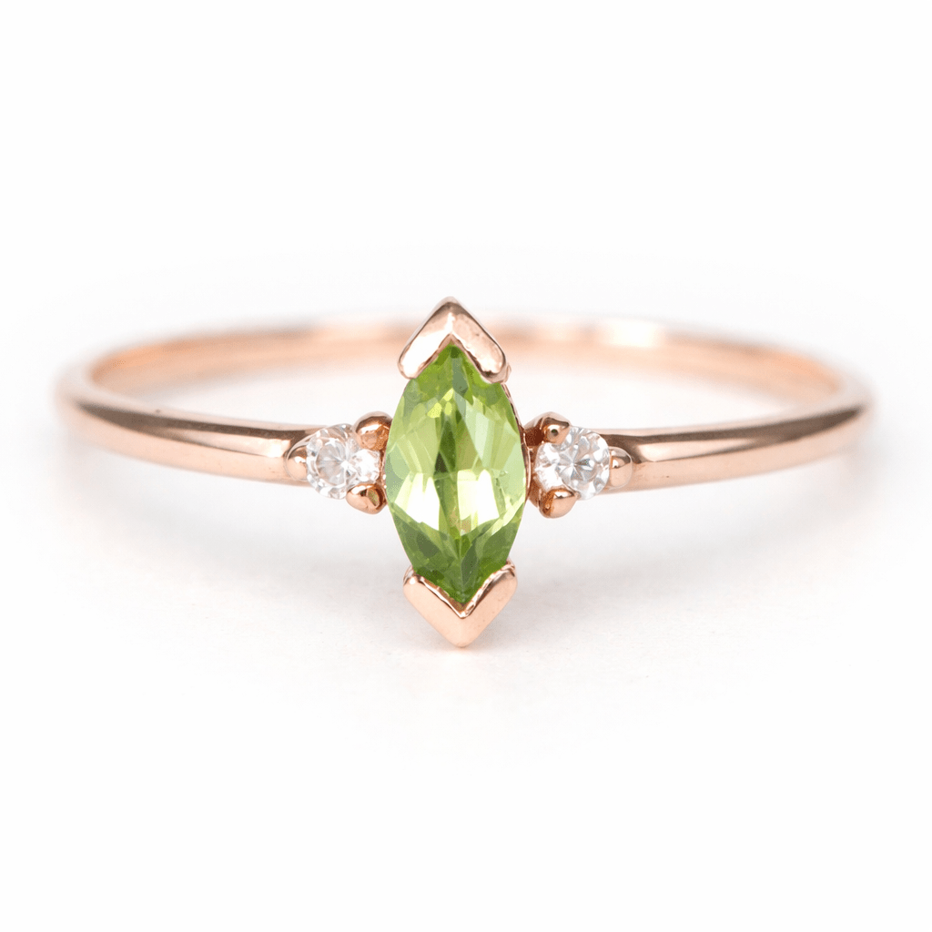 Peridot Diamond Ring Madeleine - SOVATS