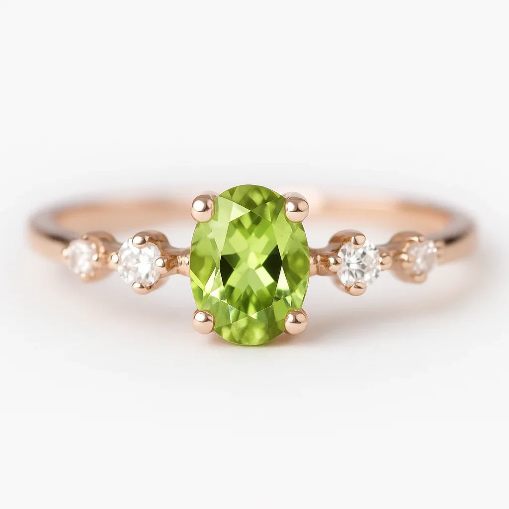 Peridot Diamond Ring Marwa - SOVATS