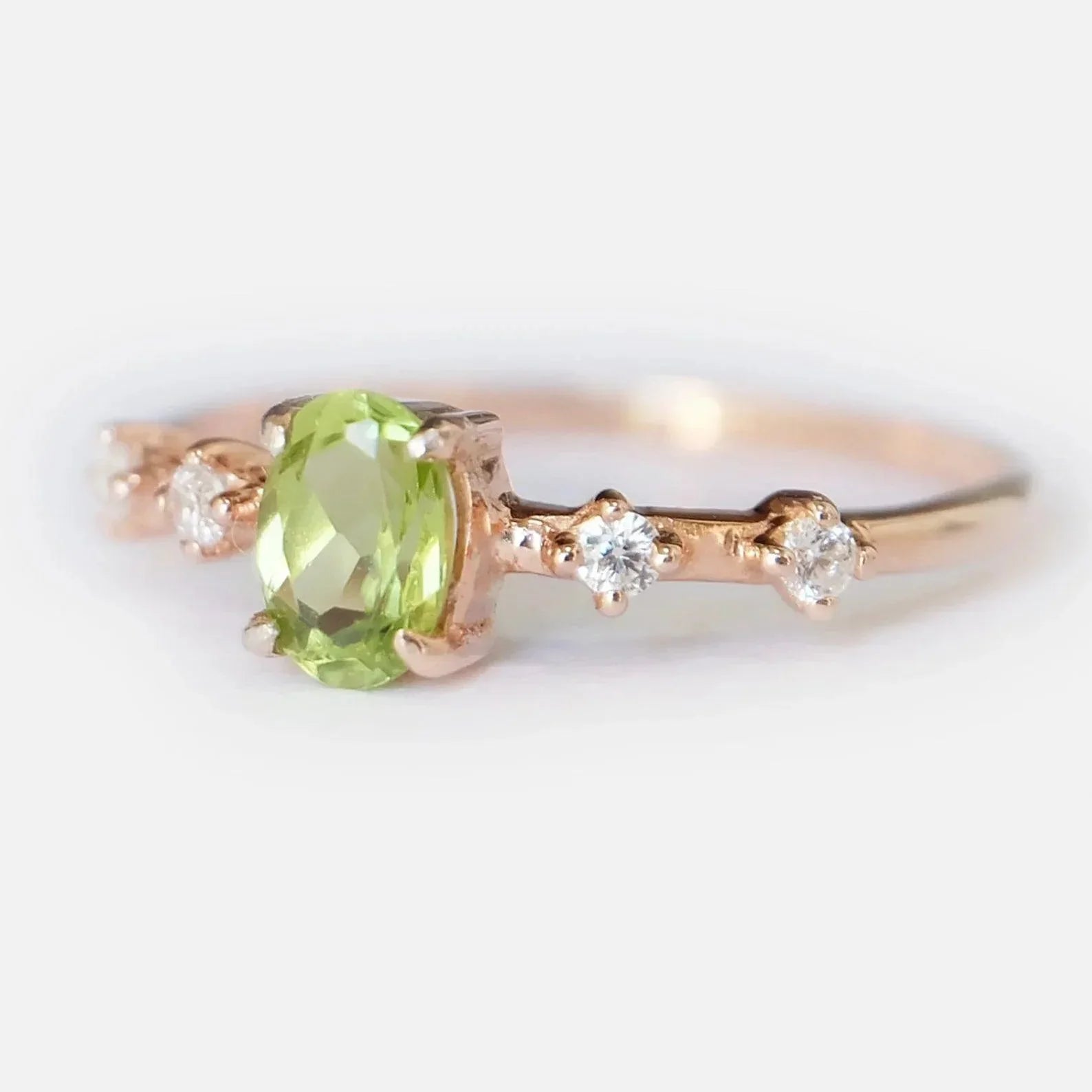 Peridot Diamond Ring Marwa - SOVATS