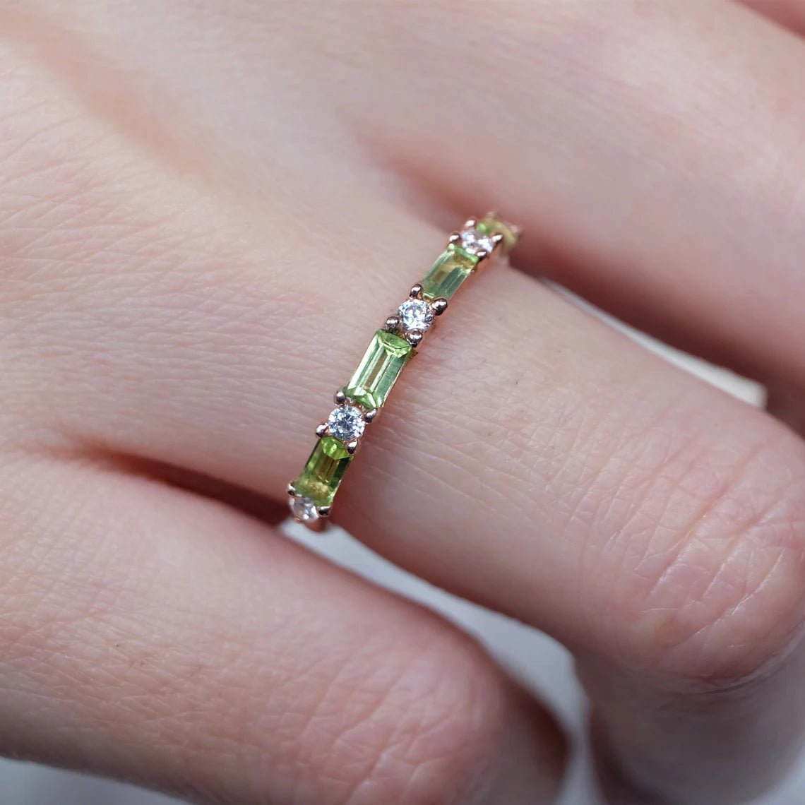 Peridot Diamond Ring Nada - SOVATS