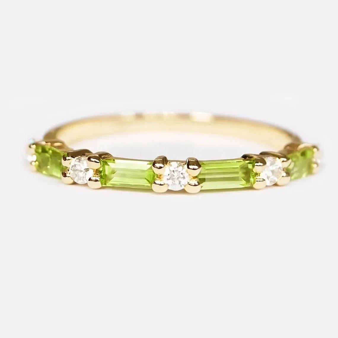 Peridot Diamond Ring Nada - SOVATS