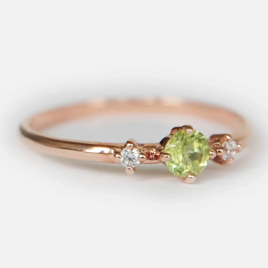 Peridot Diamond Ring Narcissa - SOVATS