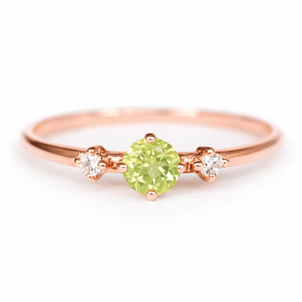 Peridot Diamond Ring Narcissa - SOVATS