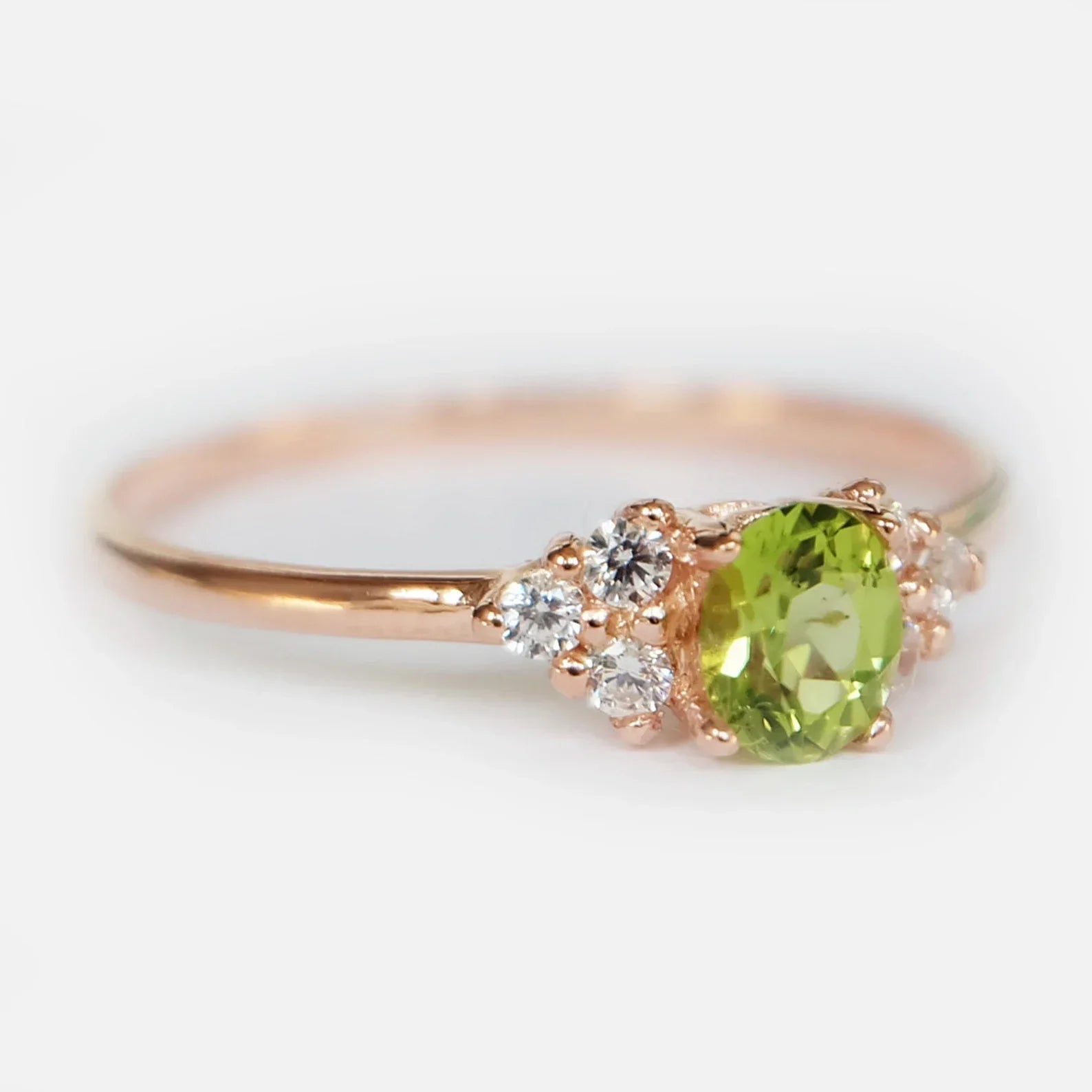 Peridot Diamond Ring Sabrina - SOVATS